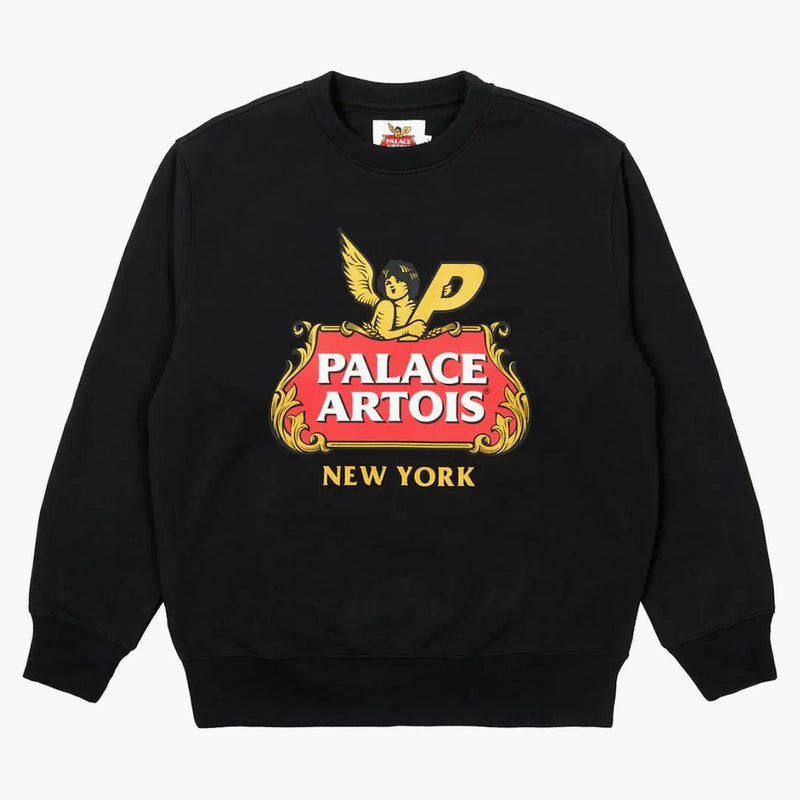 Palace x Stella Artois CARTOUCHE CREW NERO