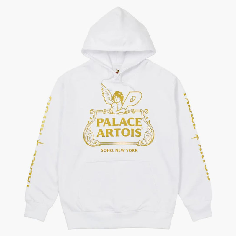Palace X Stella Artois Hood White Buy at Cheap Ufd Jordan Outlet
