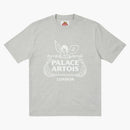 Palace X Stella Artois Chalice T-Shirt Gray Marl