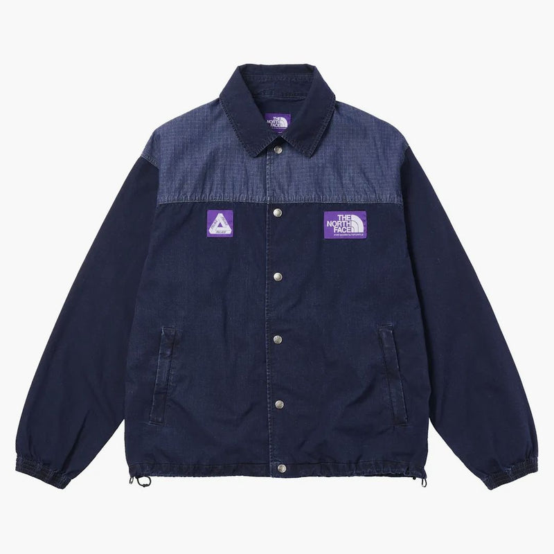 Palác x North Face Purple Label Indigo Ripstop Coach Coach Jacket Indigo