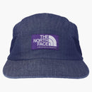 Palace X The North Face Purple Label Indigo Ripstop Field Cap Indigo