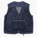 Palace X The North Face Purple Label Indigo Ripstop Mesh Vest Indigo