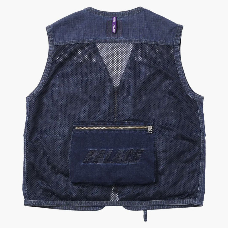 Palác x North Face Purple Label Indigo Ripstop Mesh Vest Indigo