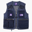 Palace X The North Face Purple Label Indigo Ripstop Mesh Vest Indigo