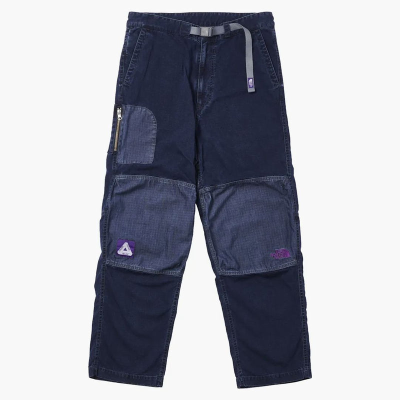 Palace x North Face Purple Label Indigo Ripstop Mountain Wind Pants Indigo