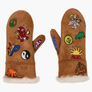 Palace X Ugg Sheepskin in the middle of Chestnut