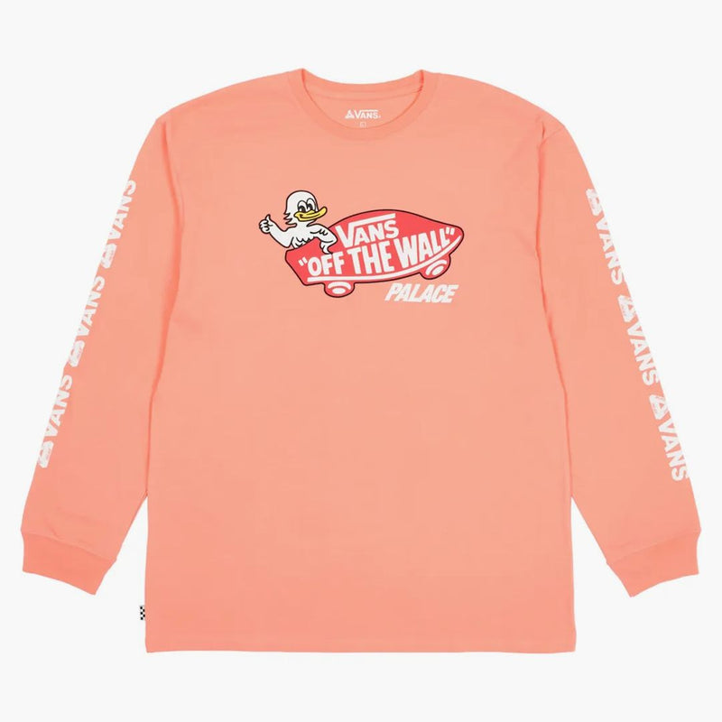 Palace x Vans Duck Out Longsleeve Fusion Coral