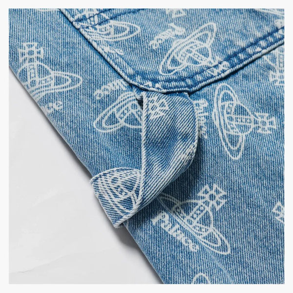 Palace X Vivienne Westwood Denim Short Orb Stone Wash