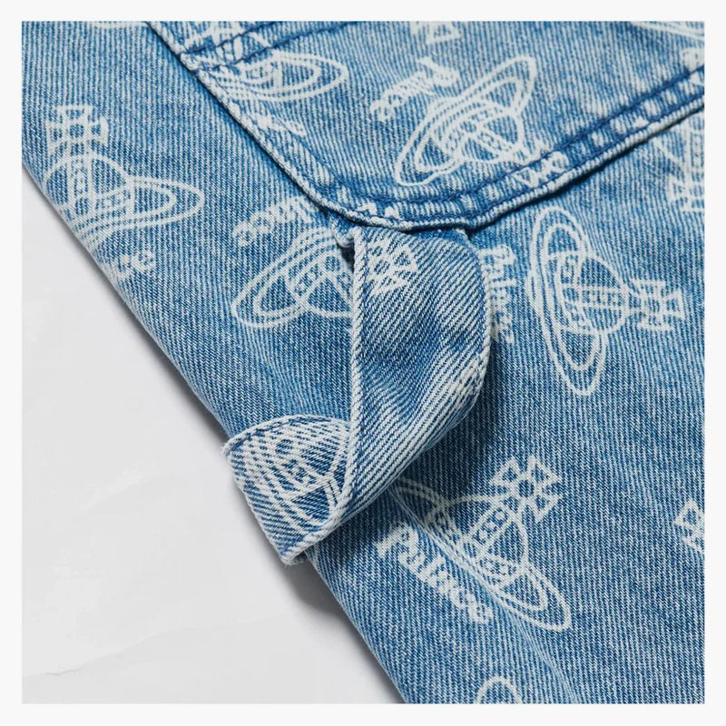 Palace X Vivienne Westwood Denim Short Orb Stone Wash