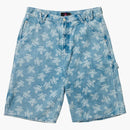 Palace x vivienne westwood dżinsowe krótkie kuli kamienne mycie