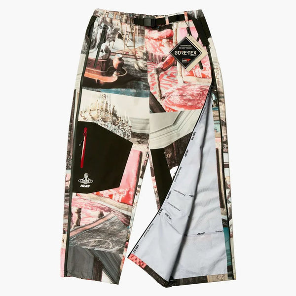 Palác x Vivienne Westwood Gore-Tex kalhoty barevného tisku