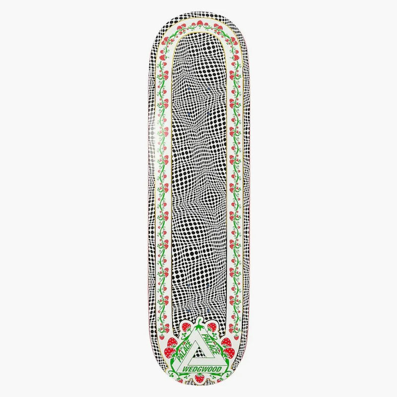 Palazzo x wedgwood skateboard mazzo multicolore