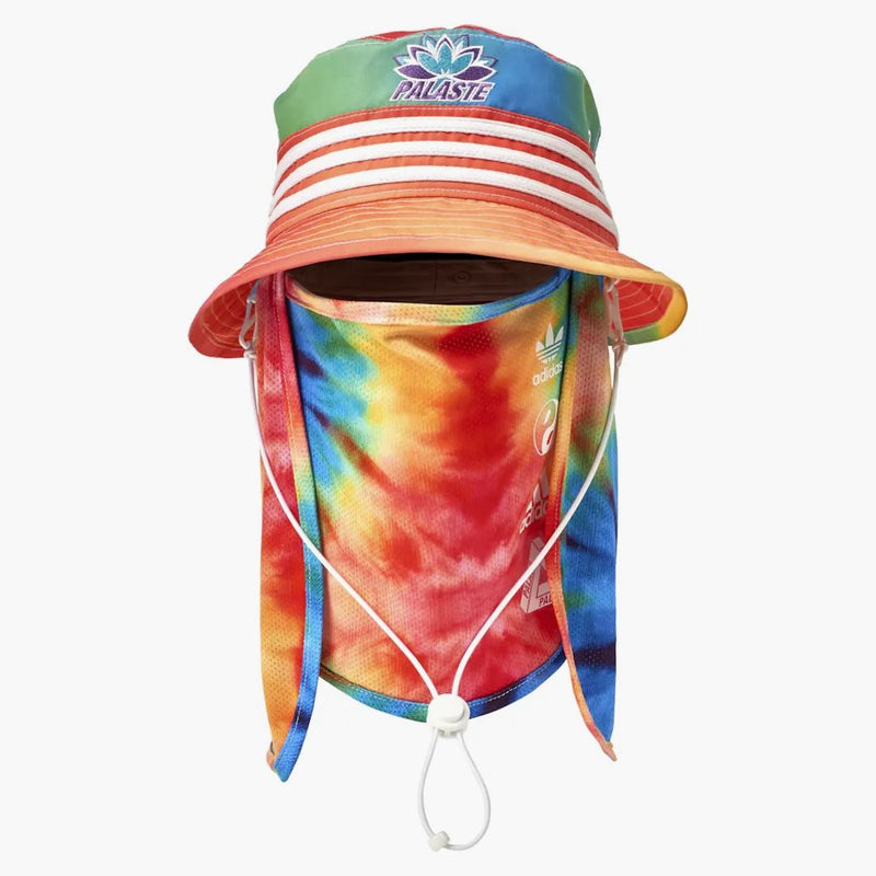 Palác x Adidas Palace Yoga Bucket má kravatu barviva