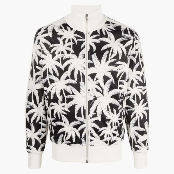 Palm Angels All Over Palms Track Jacket White/black