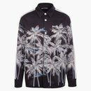 Palm Angels Allover Palms Track Shirt Black/White