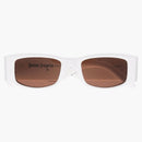 Palm Angels Angel Rectangle Frame Gafas de sol Brown (PERI001Y21PLA0010160)