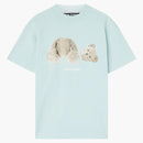 Palm Angels Bear Classic T-shirt Light Blue/brown