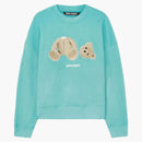 Palm Angels Bear Crewneck tyrkysové/hnědé