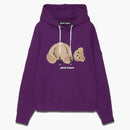 Palm Angels Bear Hoodie Purple