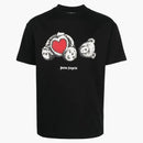 Palm Angels Bear In Love Logo T-shirt Black