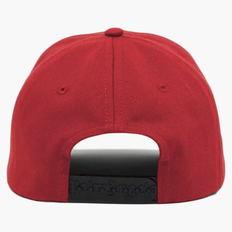 Palm Angels Bear Motif Baseball Cap (SS22) Červená
