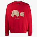 Palm Angels Bear Sweatshirt Red