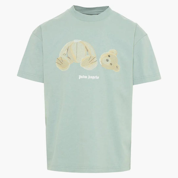 Palm Angels Bear tričko s šedou modrou/multi