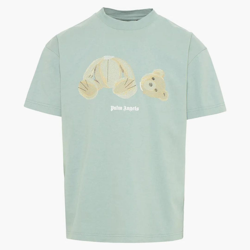 Palm Angels Bear tričko s šedou modrou/multi