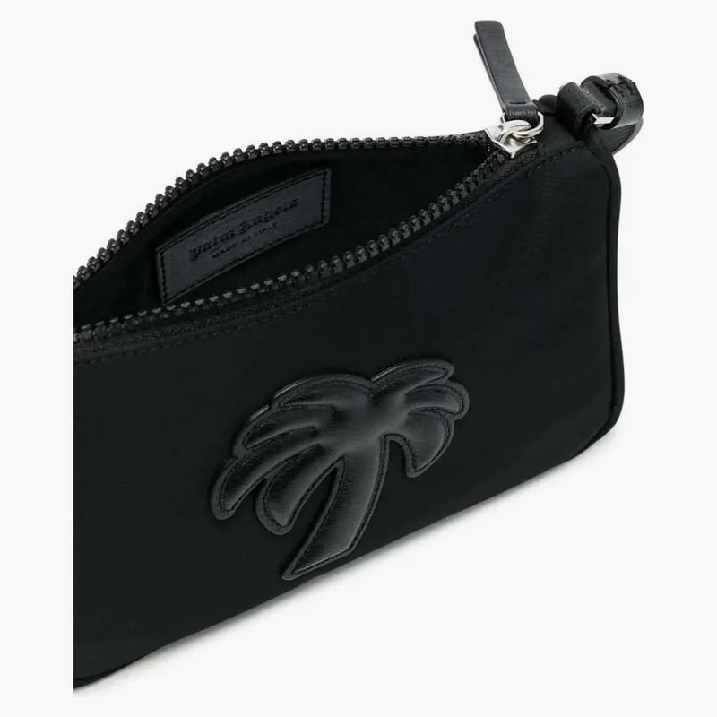 Palm Angels Big Palm Nylon Pouch Black