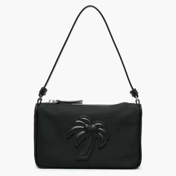 Palm Angels Big Palm Nylon Pouch Black