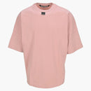 Palm Angels Blurred Logo T-shirt oversize MAUVE BIANCO