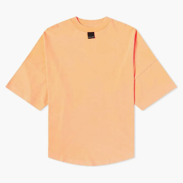 Palm Angels Blurred Logo Ocenizované tričko Orange Fluo Black
