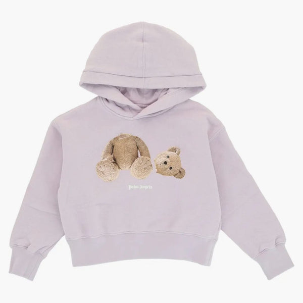 Palmové andělé zlomené medvědí mikiny Lilac/Brown