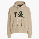 Palm Angels Broken Palm Hoodie Beige/Green