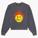 Angeli di palma che brucia la testa di testa nera