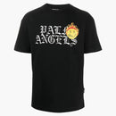 Palm Angels Burning Head Logo Print T-shirt Black