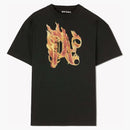 Palm Angels Burning Monogram T-shirt Black/Gold