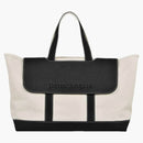 Palm Angels Cabas Bag White/Black