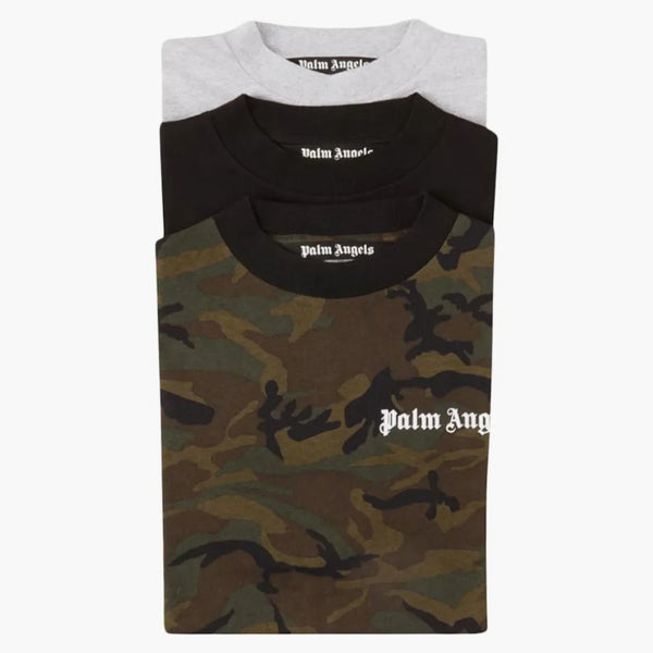 Palm Angels Camo Tripack Classic T-Shirt Multicolor