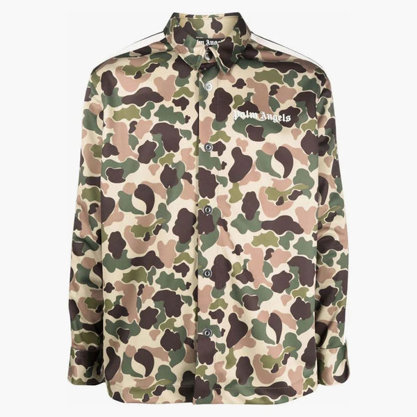 Palm Angels Camouflage Print Track Green