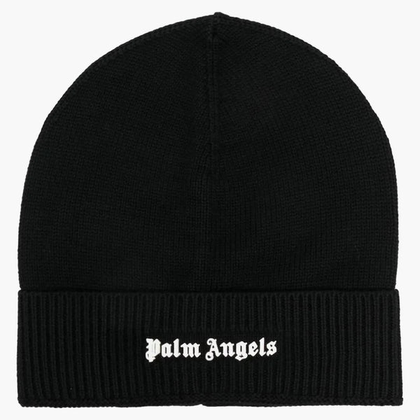 Palm Angels Classic Logo Beanie Black