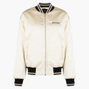 Palm Angels Classic Logo Bomber Jacket White