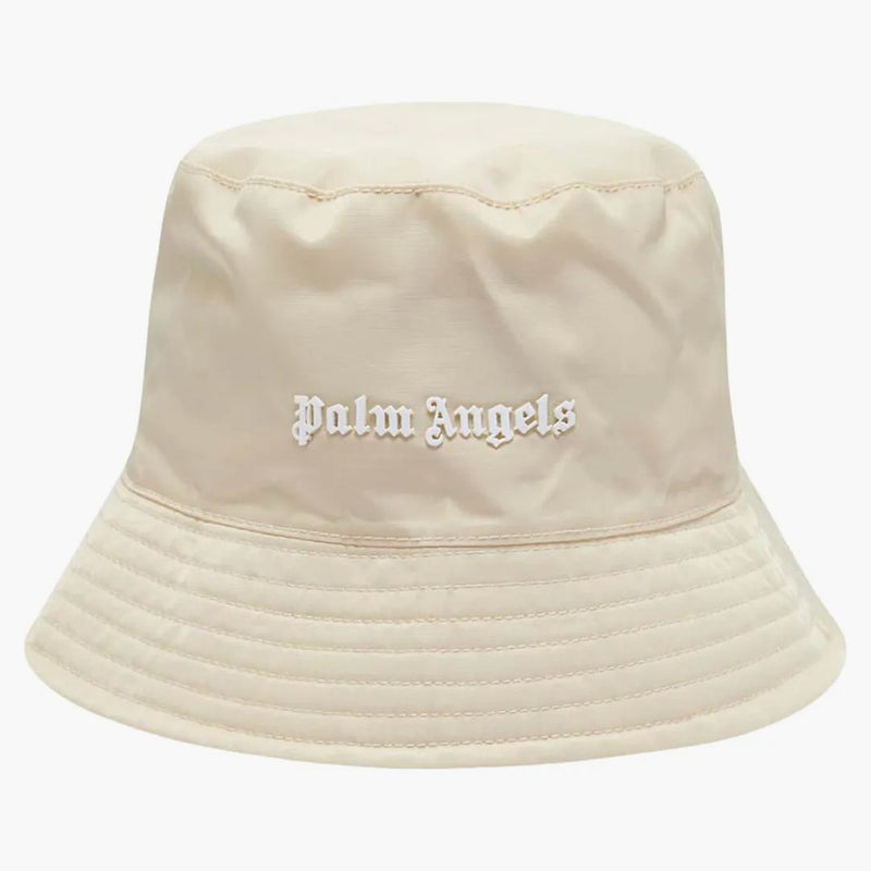 Logo Palm Angels Classic má béžovou/bílou