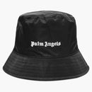 Palm Angels Classic Logo Bucket has Black