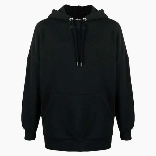 Klasické logo Palm Angels Over Hoodie Black