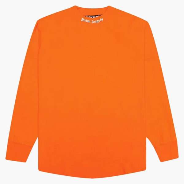 Palm Angels Classic Logo Over Long-sleeve T-shirt Orange