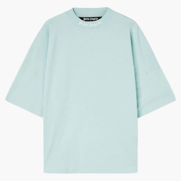 Palm Angels Classic Logo Over T-shirt Light Blue/white