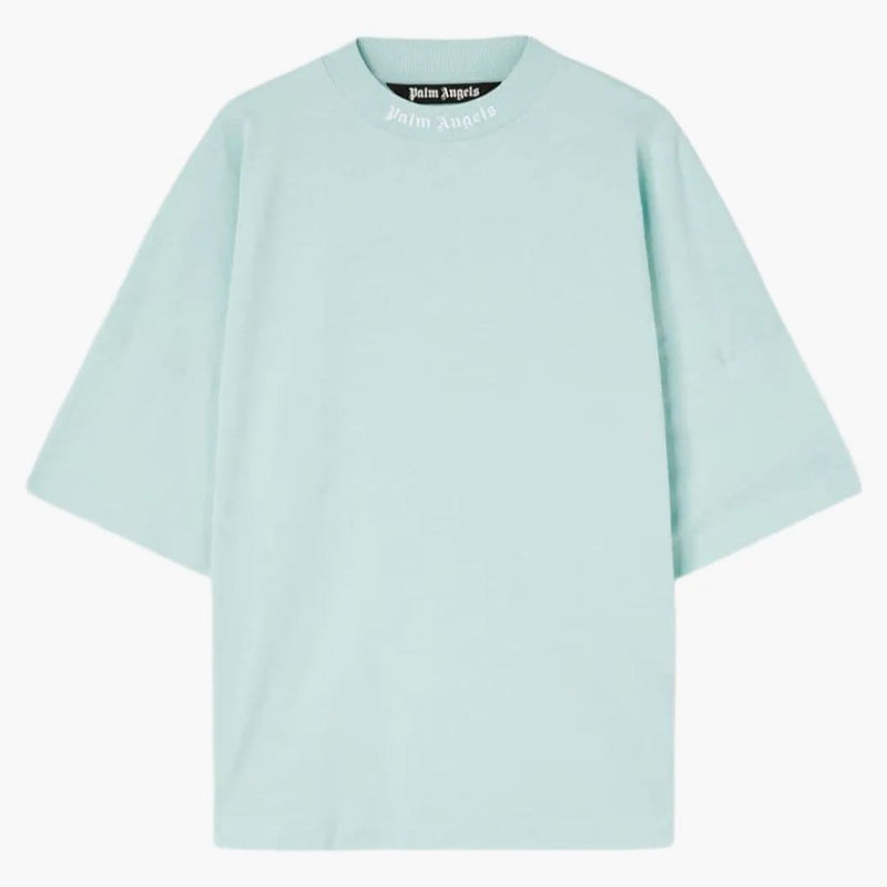 Palm Angels Classic Logo Over T-shirt Light Blue/white