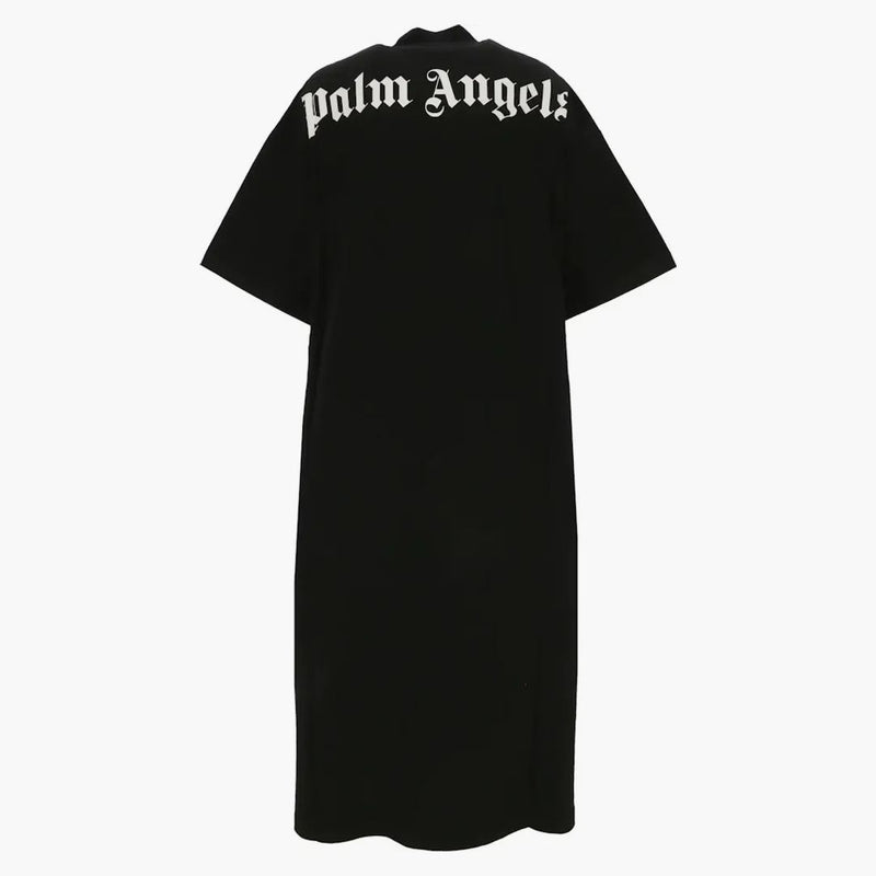 Palm Angels Logo classico su Tee Dress Black/White