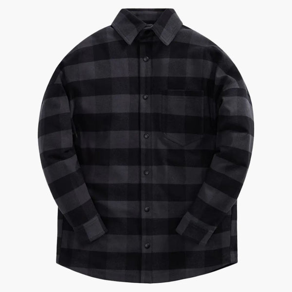 Palm Angels Classic Logo Overshirt Black/Grey/White